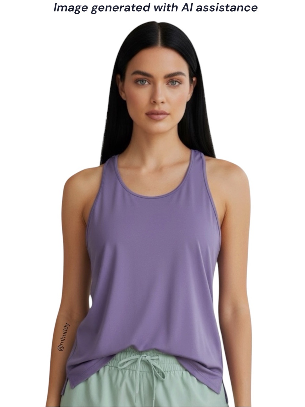 Korsa M lavender fly singlet tank